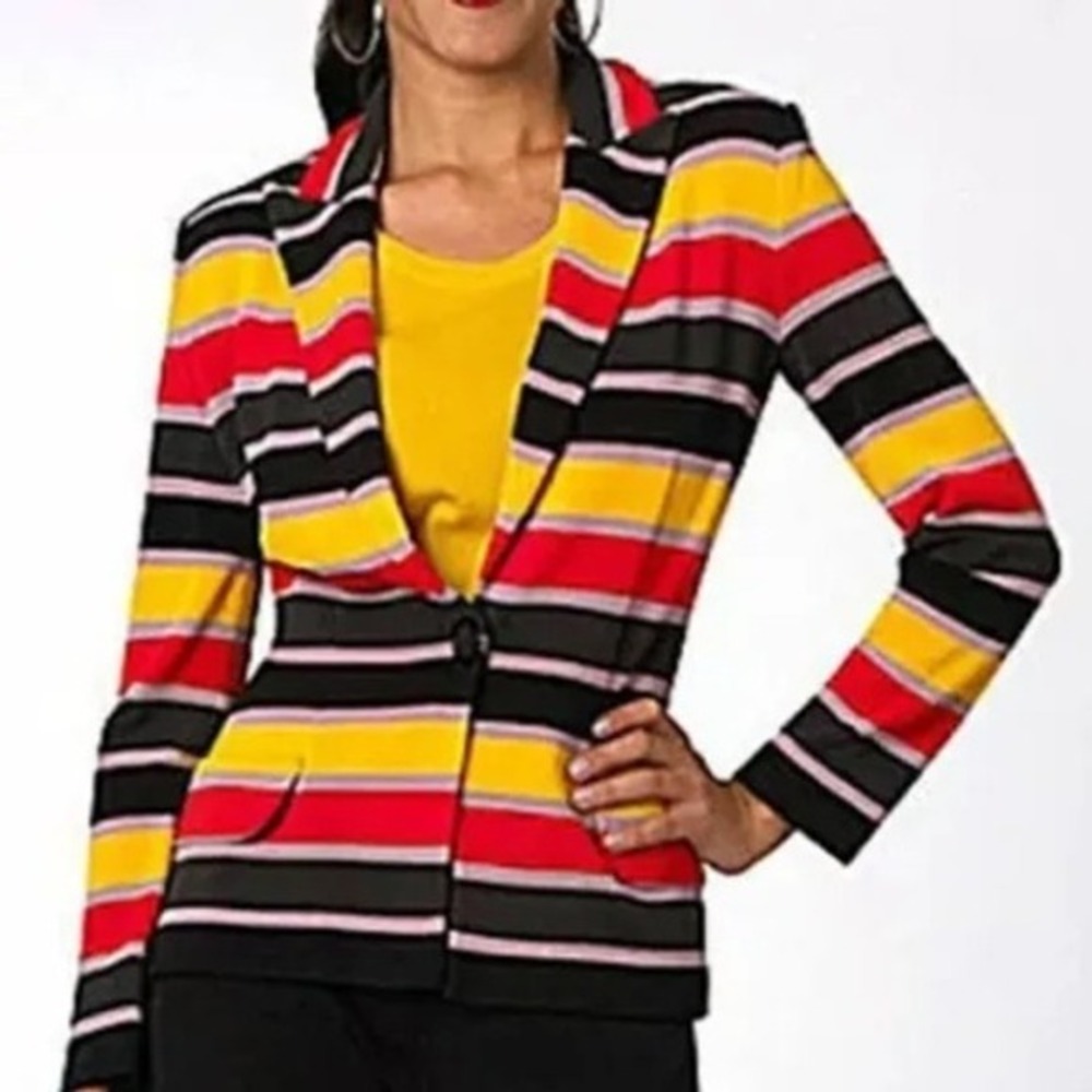 Exclusively Misook Multicolor Jacket
